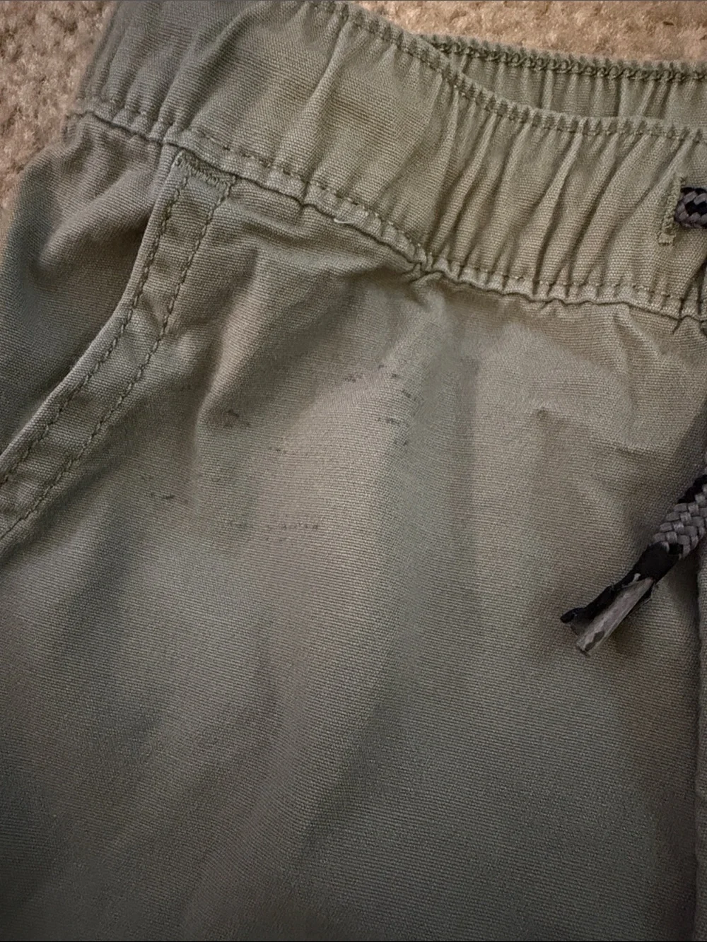 GAP Kids Olive Drawstring Jogger Pants